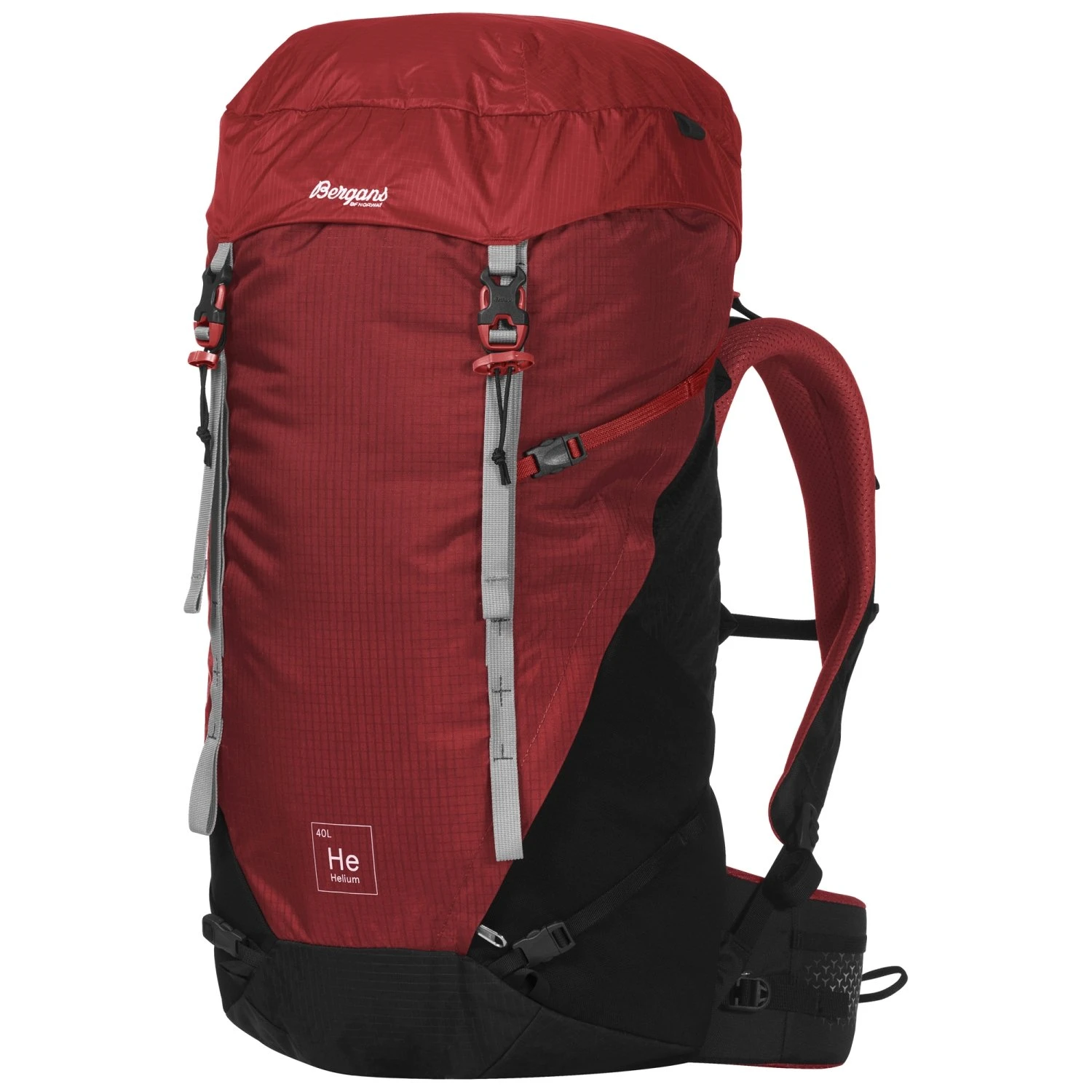 Bergans Helium V5 40L Rucksack (red-sand/black/aluminium)