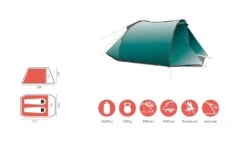 Grand Canyon Robson 2 Zelt (blue-grass) -Gregory || VAUDE || Exped Verkaufsgeschäft Grand Canyon Robson 2 Zelt blue grass D 330006 Bild 5