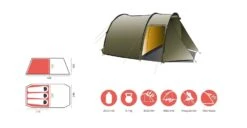 Grand Canyon Robson 3 Zelt (capulet-olive) -Gregory || VAUDE || Exped Verkaufsgeschäft Grand Canyon Robson 3 Zelt capulet olive D 330027 Bild 5