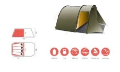 Grand Canyon Robson 4 Zelt (capulet-olive) -Gregory || VAUDE || Exped Verkaufsgeschäft Grand Canyon Robson 4 Zelt capulet olive D 330012 Bild 5