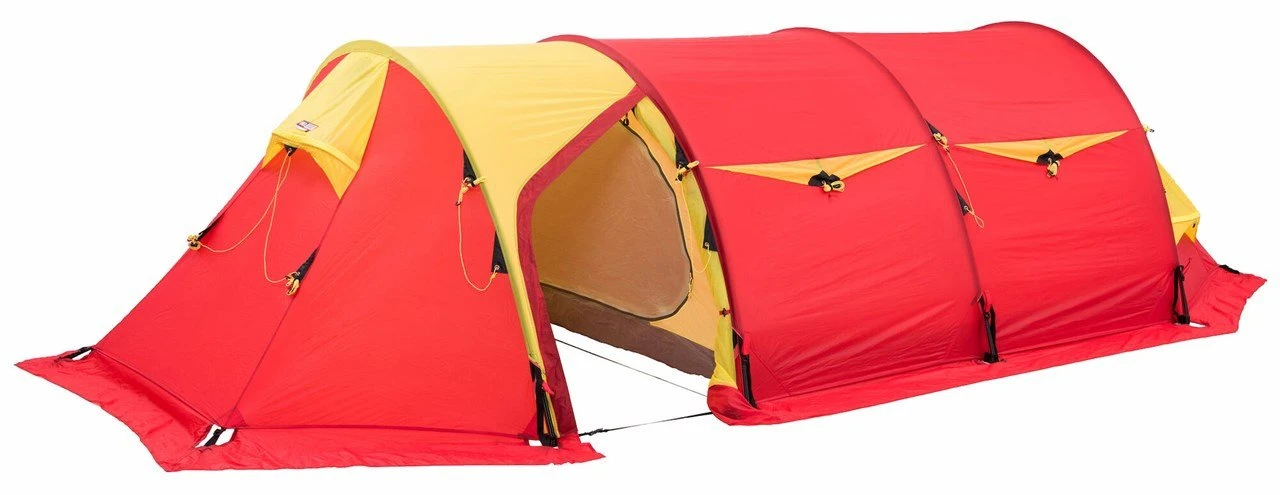 Helsport Spitsbergen X-Trem 3 Camp Zelt (red/yellow)