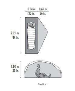 MSR FreeLite 1 Zelt (green) -Gregory || VAUDE || Exped Verkaufsgeschäft MSR FreeLite 1 Zelt green D 11514 Bild 3
