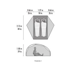 MSR FreeLite 2 Zelt (tan) -Gregory || VAUDE || Exped Verkaufsgeschäft MSR FreeLite 2 Zelt tan D 11512 Bild 4