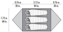 MSR Mutha Hubba NX 3 Zelt (grey) -Gregory || VAUDE || Exped Verkaufsgeschäft MSR Mutha Hubba NX 3 Zelt grey D 05839 Bild 5
