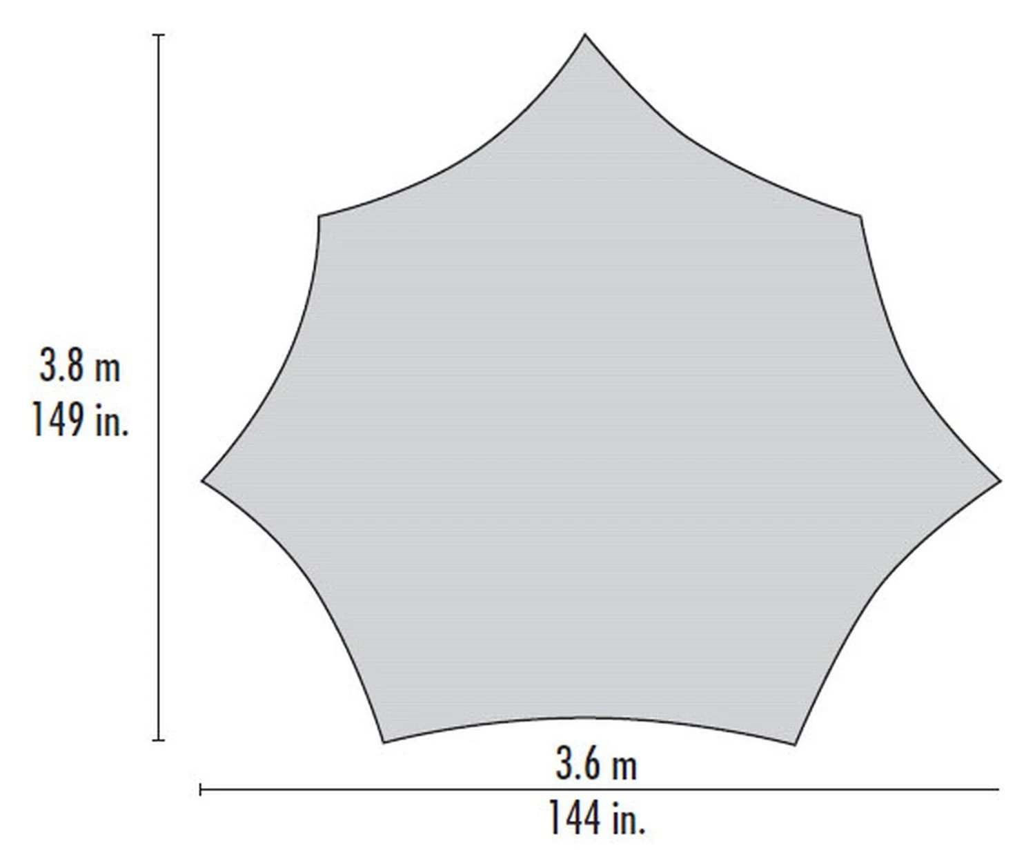 MSR Rendezvous 120 Wing Tarp (yellow) 7 MSR Rendezvous 120 Wing Tarp (yellow) – Bild 5