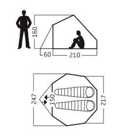 Nordisk Asgard Tech Mini Zelt (sandshell) -Gregory || VAUDE || Exped Verkaufsgeschäft Nordisk Asgard Tech Mini Zelt sandshell D 148055 Bild 5