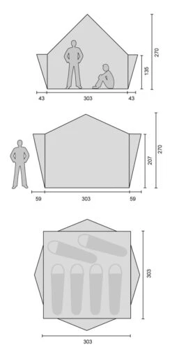 Nordisk Midgard 9.2 Zelt (natural) -Gregory || VAUDE || Exped Verkaufsgeschäft Nordisk Midgard 9.2 Zelt natural D 142029 Bild 7