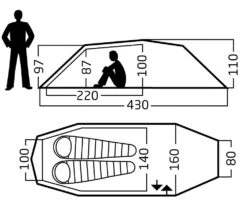 Nordisk Oppland 2 PU Zelt (dark-olive) -Gregory || VAUDE || Exped Verkaufsgeschäft Nordisk Oppland 2 PU Zelt dark olive D 122076 Bild 5