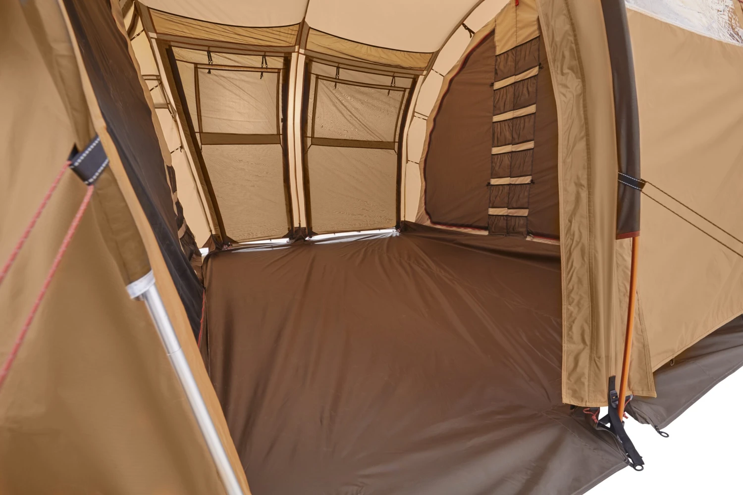 Nordisk Reisa 6 PU Zelt (cashew/brown) – Bild 5