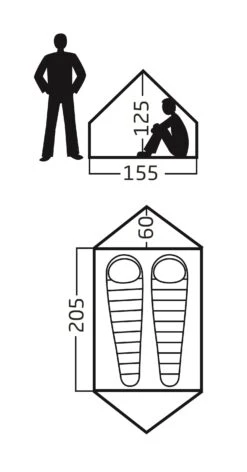 Nordisk Ydun Tech Mini Zelt (sandshell) -Gregory || VAUDE || Exped Verkaufsgeschäft Nordisk Ydun Tech Mini Zelt sandshell D 148051 Bild 5