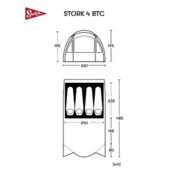 Spatz Stork 4 BTC Zelt (brown-sand) 11 Spatz Stork 4 BTC Zelt (brown-sand) -Gregory || VAUDE || Exped Verkaufsgeschäft Spatz Stork 4 BTC Zelt brown sand D 282987 7004222 Bild 5