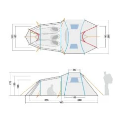 Tatonka Alaska 3 Plus Zelt (light-olive) -Gregory || VAUDE || Exped Verkaufsgeschäft Tatonka Alaska 3 Plus Zelt light olive D 2449 333 Bild 2