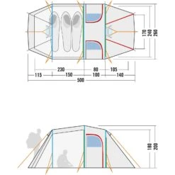 Tatonka Family Camp 3 Zelt (light-olive) -Gregory || VAUDE || Exped Verkaufsgeschäft Tatonka Family Camp 3 Zelt light olive D 2446 333 Bild 3