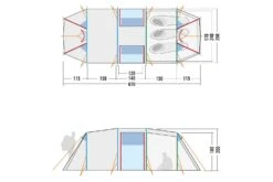 Tatonka Family Trek 2 Zelt (light-olive) -Gregory || VAUDE || Exped Verkaufsgeschäft Tatonka Family Trek 2 Zelt light olive D 2435 333 Bild 2