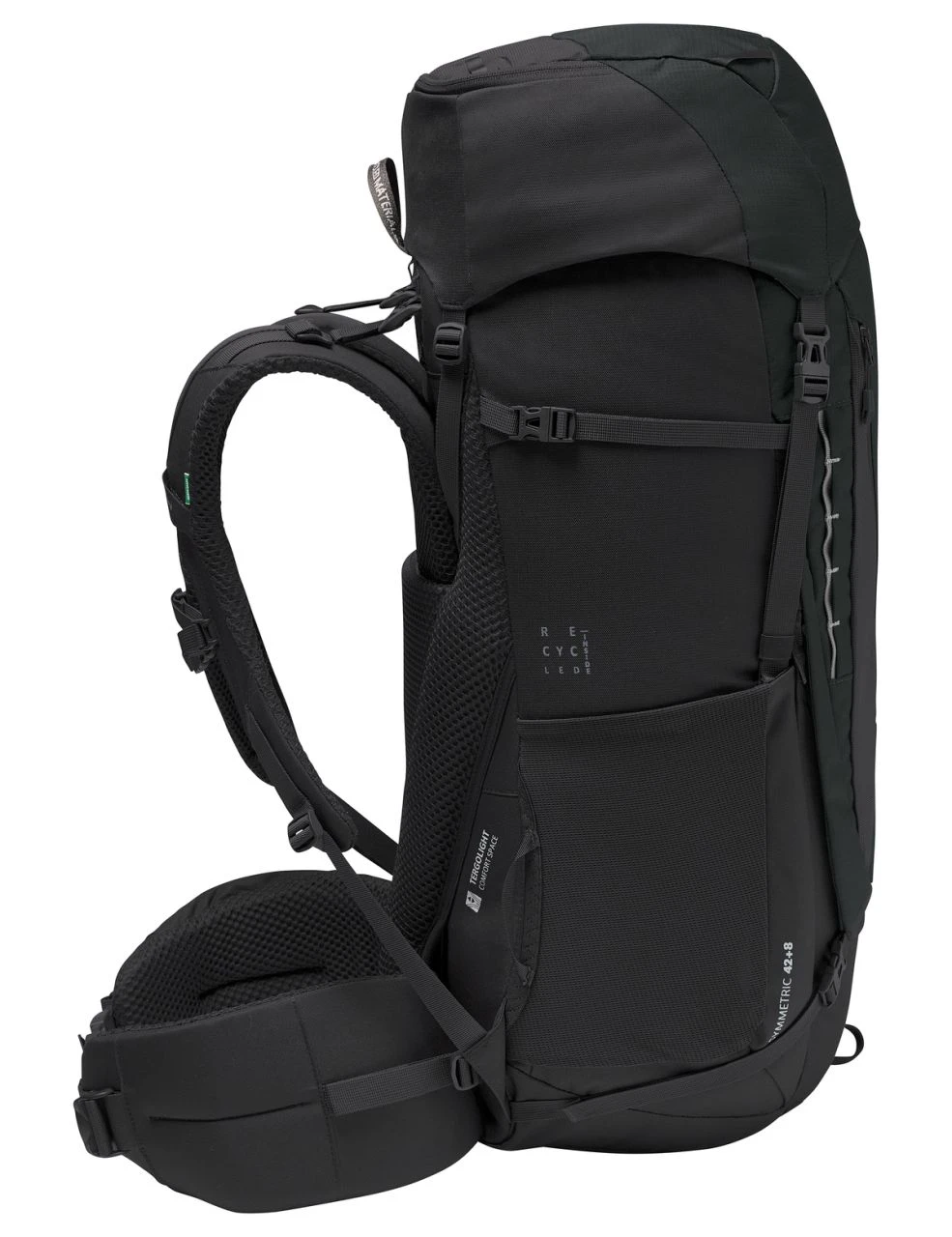 Vaude Asymmetric 42+8 Rucksack (black) 5 Vaude Asymmetric 42+8 Rucksack (black) – Bild 3