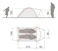 Vaude Campo Compact XT 2P Zelt (chute-green) -Gregory || VAUDE || Exped Verkaufsgeschäft Vaude Campo Compact XT 2P Zelt chute green D 14221 459 Bild 3