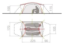 Vaude Mark 3P Zelt (green) -Gregory || VAUDE || Exped Verkaufsgeschäft Vaude Mark 3P Zelt green D 14212 400 Bild 4
