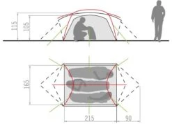 Vaude Mark UL 3P Zelt (green) -Gregory || VAUDE || Exped Verkaufsgeschäft Vaude Mark UL 3P Zelt green D 11806 400 Bild 2