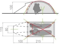 Vaude Power Sphaerio 2P Zelt (orange) -Gregory || VAUDE || Exped Verkaufsgeschäft Vaude Power Sphaerio 2P Zelt orange D 12298 227 Bild 2