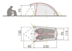 Vaude Taurus 2P Zelt (buckeye) -Gregory || VAUDE || Exped Verkaufsgeschäft Vaude Taurus 2P Zelt buckeye D 11498 594 Bild 4