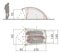 Vaude Taurus 3P Zelt (mossy-green) -Gregory || VAUDE || Exped Verkaufsgeschäft Vaude Taurus 3P Zelt mossy green D 11499 148 Bild 3