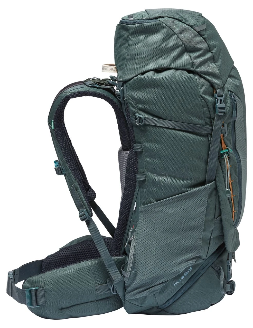 Vaude Womens Avox 60+10 Rucksack (dark-forest) – Bild 3